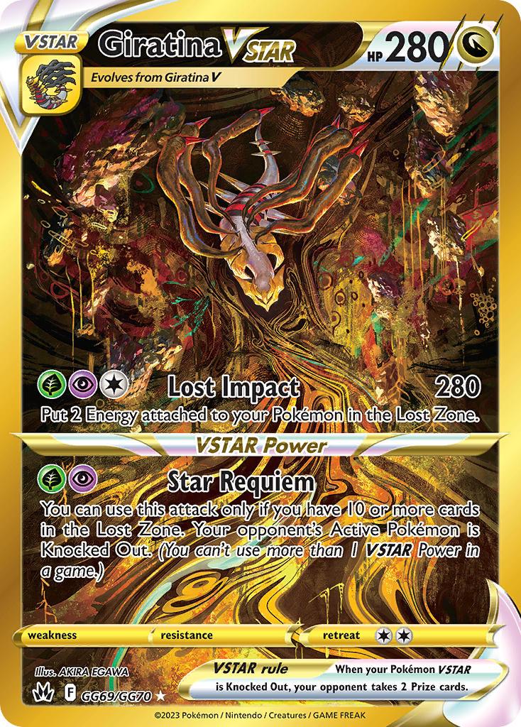 Crown Zenith Giratina VSTAR Pokémon card